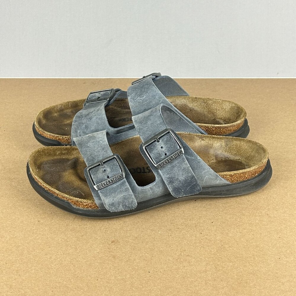 Birkenstock Women's Arizona Double Buckle Sandal - Blue